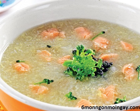 cách nấu súp cá hồi khoai tây bổ sung dinh dưỡng cho trẻ biếng ăn
