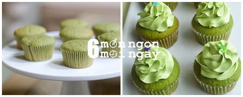 Cách làm bánh cupcake trà xanh tại nhà ngon như ở tiệm - hình 6