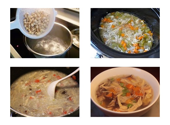 Cách nấu súp gà hạt sen cho bé ngon và bổ nhất ngay tại nhà hình 4