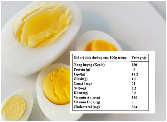 Ăn nhiều trứng vịt có tốt không? Tác dụng của trứng vịt.